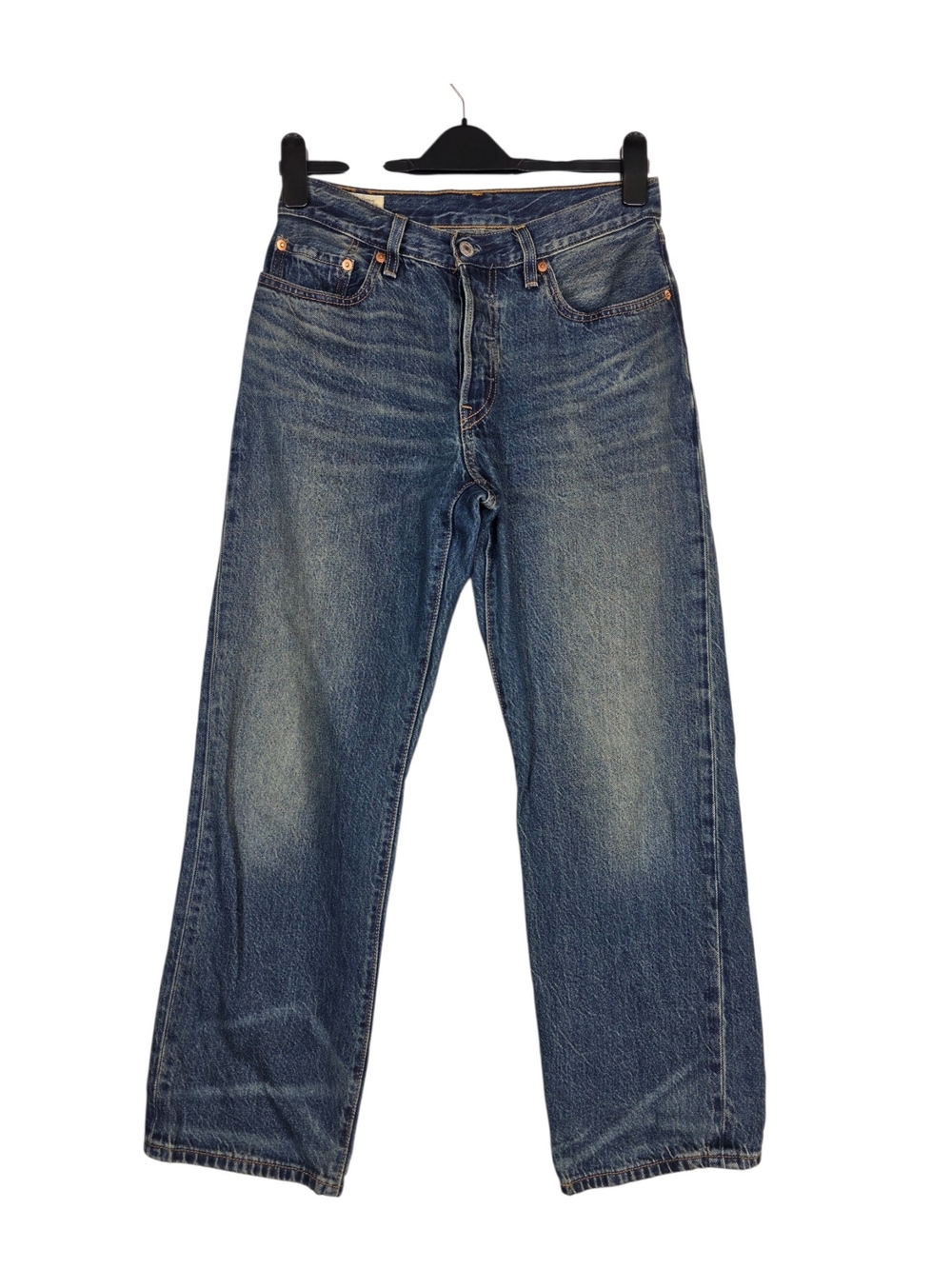 Levi's Vintage-Inspired Straight Leg Jeans in Washed Blue
